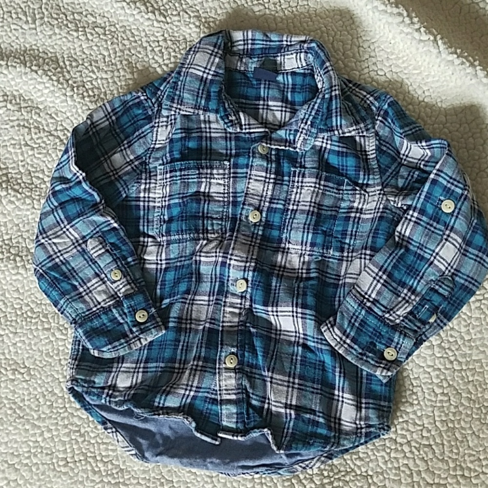Gap Toddler plaid flannel
